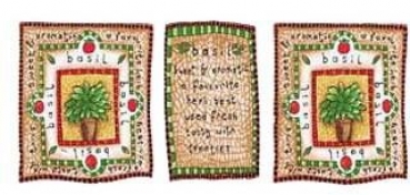 Decal - KITCHEN THYME BASIL – 185x85mm