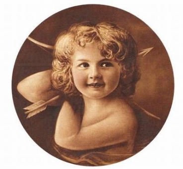 Decal - CUPID AT PLAY 75 MM