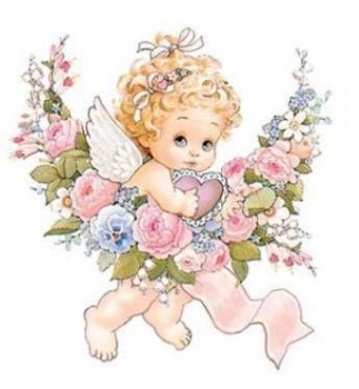 Decal - ANGELI C/FIORI MM. 50 MOT.A