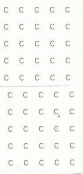 Decal - MINIATURE ALPHABET – "C"
