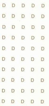 Decal - MINIATURE ALPHABET – "D"