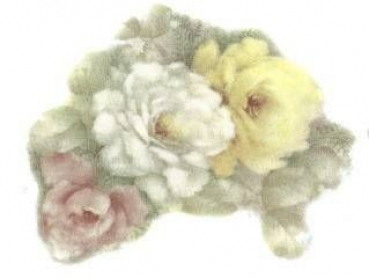 Decal - Soft Rose A - 20 cm Durchmesser
