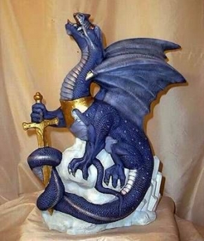 DocHolliday-Gießform - neu – Kriegsdrache – Dragon War Lord – 38 x 33 cm – USA