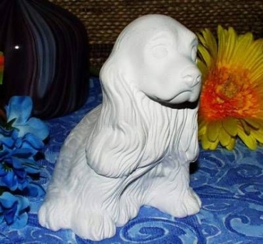 Cocker-Welpe – 12 cm hoch - Schrühware