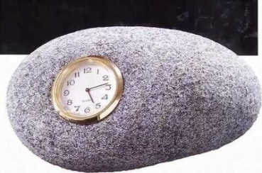 DUNCAN-Gießform - neu – Mini-Uhr – Kieselstein – 12,5 cm breit -  USA
