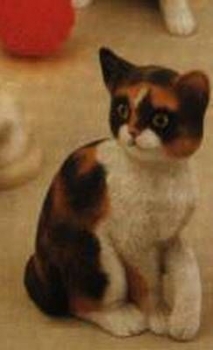 Katze sitzend – Schrühware