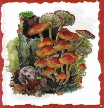 10 Bögen je 17 x 37,5 cm - VLOEI-Dekormotiv 15 – Mäuschen und Pize
