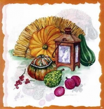 10 Bögen je 17 x 37,5 cm - VLOEI-Dekormotiv 33 - Herbst