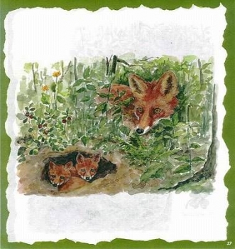 10 Bögen je 17 x 37,5 cm - VLOEI-Dekormotiv 37 - Fuchs