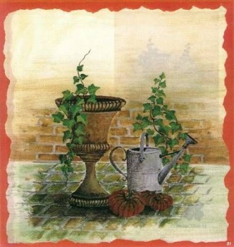 10 Bögen je 17 x 37,5 cm - VLOEI-Dekormotiv 51 - Efeu