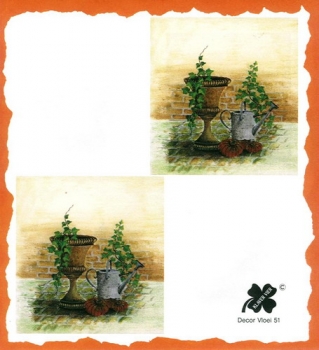 10 Bögen je 17 x 37,5 cm - VLOEI-Dekormotiv 51 - Efeu
