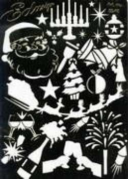 Messing-Prägeschablone – 21cm x 15cm - Weihnachten – statt 10,30 EUR