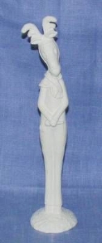 Bleistift-Elch mit Karotte – 30 cm hoch – Schrühware