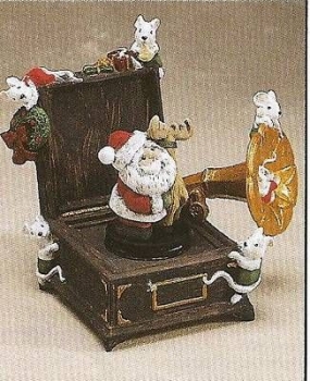 Spieluhr - Weihnachts-Grammophon - Schrühware