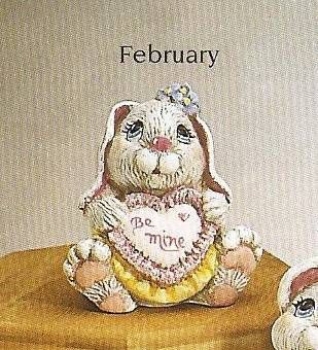 Kalenderhase - Februar - mit Herz - Schrühware