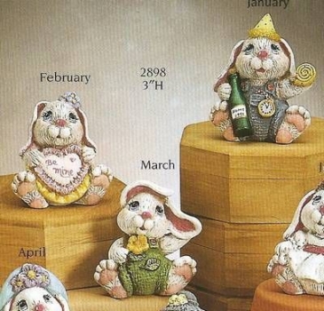 3 Kalenderhasen - Januar bis März - Schrühware