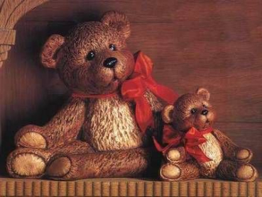 Knappy-Teddies im 2er-Set – 22 und 13 cm hoch – statt 22,30 EUR – Schrühware