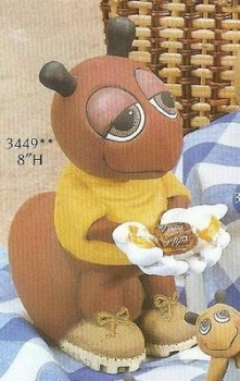 Ameise mit geöffneten Händen – 20 cm hoch – Schrühware