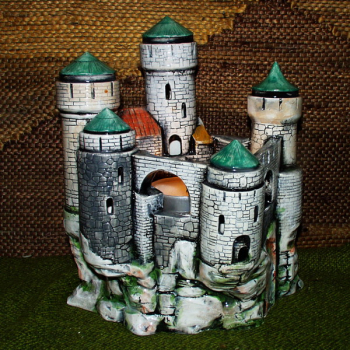 DocHolliday-Gießform - neu – Burg zum Beleuchten - 21,3 cm x 18,8 cm - USA