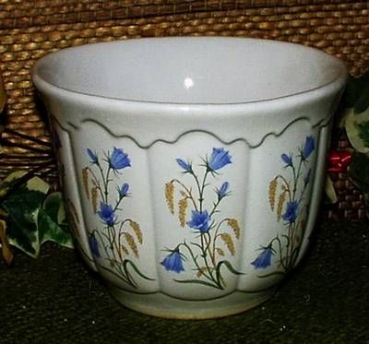 Blumentopf zum Selbstgestalten – weiß glasiert – Rohling für Decals