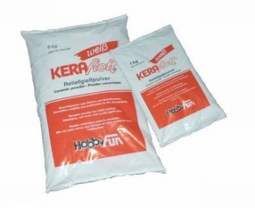 Keraflott-Gießmasse von HobbyFun - weiß - 5 kg