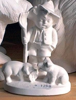 HEINZ–Gießform – neu – Schweinehirt – 12 cm hoch