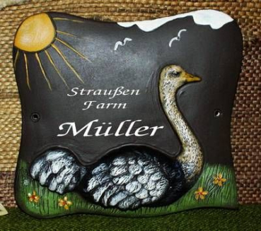 Gießform von Geschenke-Kriese – gebraucht – Türschild - Platte - Größe – 19 x 20 cm – zum Gießen oder Eindrücken – noch gute Form