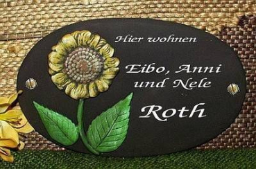 Gießform von Geschenke-Kriese – gebraucht – Türschild - Platte - Größe – 19,5 x 12 cm – zum Gießen oder Eindrücken – noch gute Form