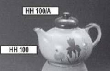 Gießformen-Satz – neu – Teekanne – bauchig – mit Deckel – 15 cm hoch – 17 cm Ø
