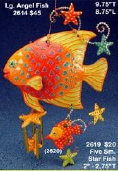 ClayMagic-Gießform - Seesterne im 5er-Set – ohne abgebildete Fische – USA