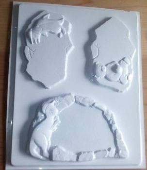 Gießform - Türschilder 3 verschiedene - bis 14,5 x 9,5 cm