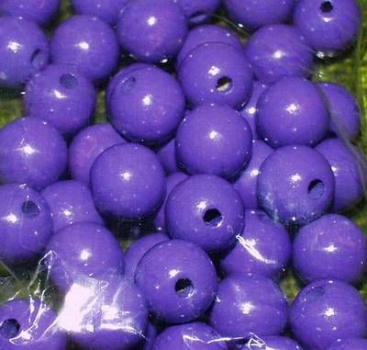 KNORR – Holzperlen – orchidee - 12 mm Ø – Bohrung 3 mm – 38 Stück