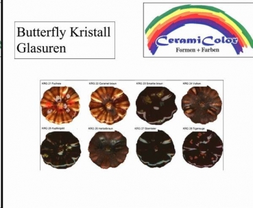 Butterfly-Kristall-Glasur - 100 ml - KRG-23 - Smartie braun