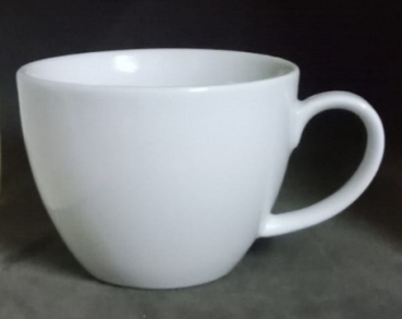 Jumbotasse mit Untertasse aus Porzellan zum Selbstgestalten – Maße siehe Artikelbeschreibung Jumbotasse mit Untertasse aus Porzellan zum Selbstgestalten – Maße siehe Artikelbeschreibung