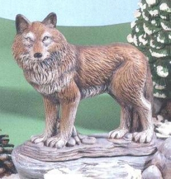 Wolf – stehend - Schrühware