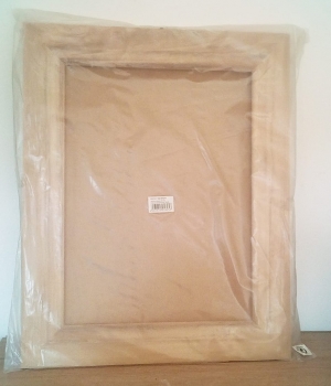 RICO-Profil-Holzrahmen 51 x 41 cm – Ausschnitt 30 x 40 cm – naturbelassen zum Selbstgestalten