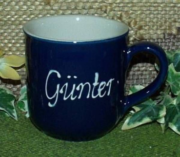 RKT - Namens-Tasse - Blau – Günter