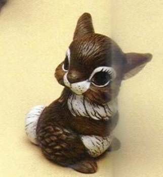 Hase Klopfer Nr. 4 - 7,5 cm hoch - Schrühware