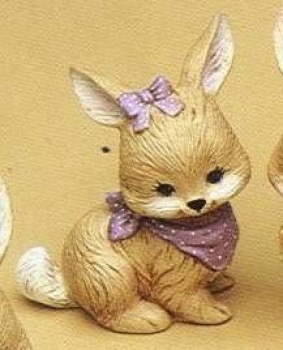 RIVERVIEW-Giessform – neu - Hase mit Tuch Nr. 2 – 11,2 cm hoch - USA