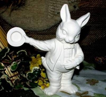 Hase mit Hut - Schrühware