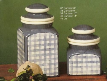 Vorratsdosen - klein und groß im 2er-Set - 19 und 33 cm hoch – Schrühware