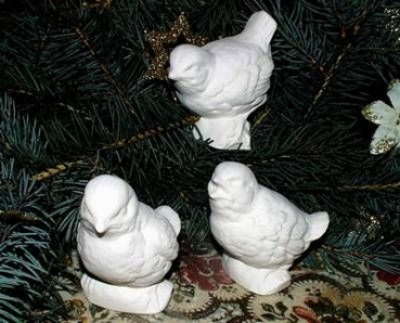SCIOTO-Gießform - neu - Vögel im 3er-Set - je 9 cm hoch - USA