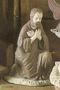 SCIOTO-Krippe – groß – Josef – 15,5 cm hoch – Schrühware