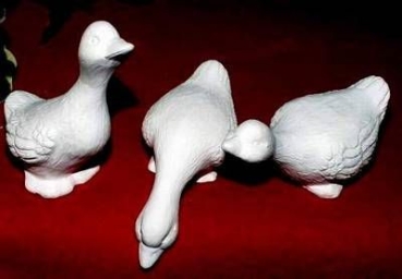 SCOTO-Gießform - neu – Gänschen im 3er-Set – je 5 cm - USA
