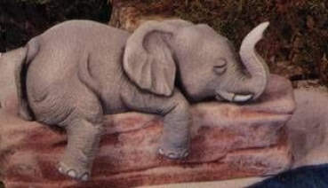 SCIOTO-Gießform - neu – Kopf und Rüssel zu Regal-Elefant – schlafend  - ohne Körper – USA