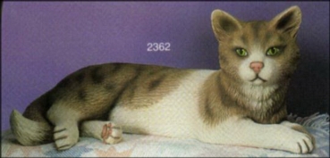 SCIOTO-Gießform – neu - große liegende Katze – 45,7 cm lang - USA
