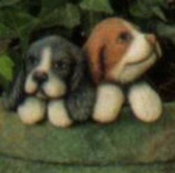 SCIOTO-Gießform - neu - Topfhänger - Hunde – 11,5 x 12,5 cm - USA