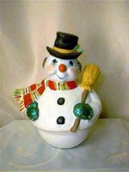 Roly - Poly - Spieluhr - Schneemann - Schrühware