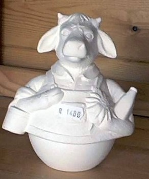 Roly - Poly - Spieluhr -  Kuh - Schrühware