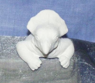 SCIOTO-Gießform - gebraucht - Triceratops für Ei, Regal, Monitor etc. – 9,5 x 9 cm – Neuwert 56 EUR - noch gute Form
